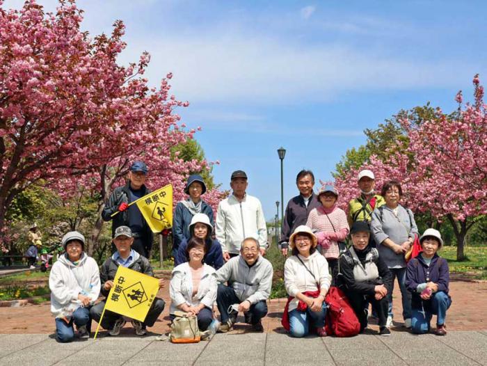 星観緑地で撮影した集合写真