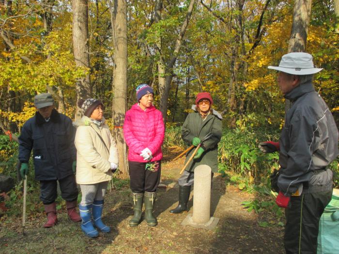 20161030稲穂ひだまり公園保全作業の様子1