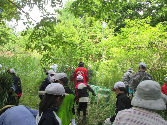 富丘西公園保全作業の様子2