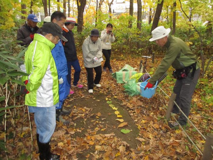 稲穂ひだまり公園保全作業の様子1