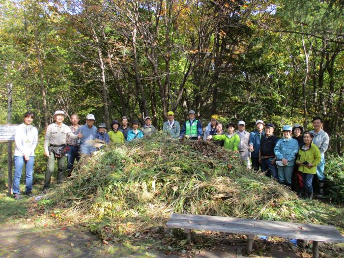 平成30年度富丘西公園秋の大掃除の様子5