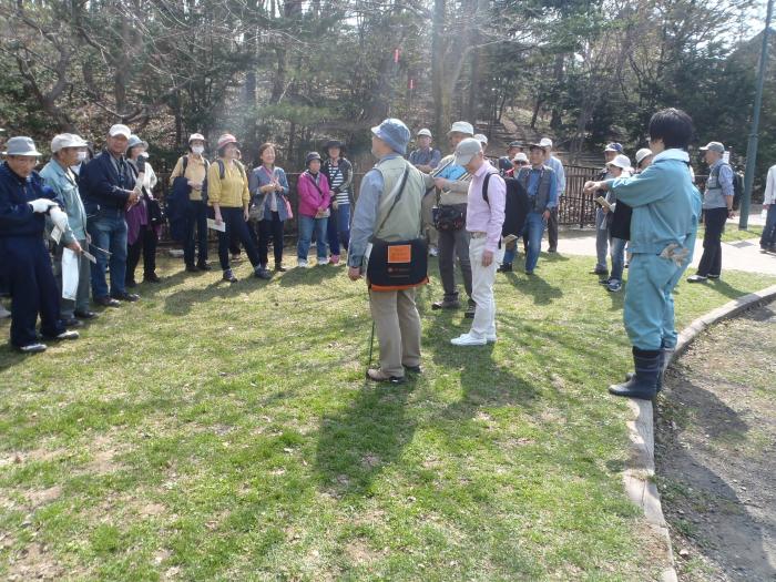 稲穂ひだまり公園自然観察会の様子8