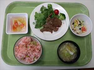 令和2年度桜えびと枝豆のご飯画像