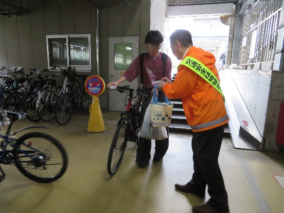 JR手稲駅北口前での街頭啓発の様子2
