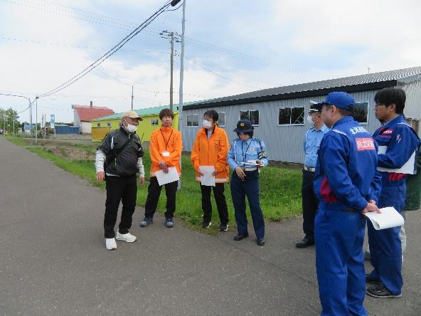 手稲山口の国道337号での交通死亡事故の現場診断