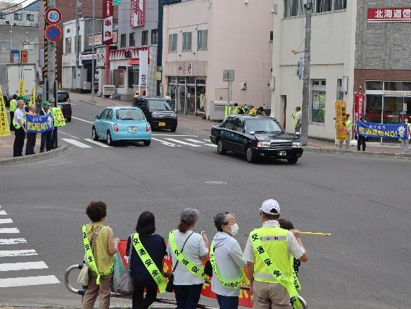 三市連携飲酒運転根絶街頭啓発の様子2