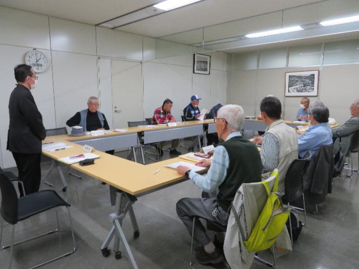 手稲区交通安全指導員連絡会役員会の様子