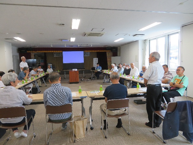 富丘西宮の沢会館での合同懇談会の様子2