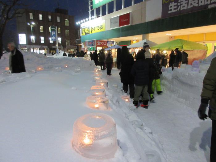 お菓子配布