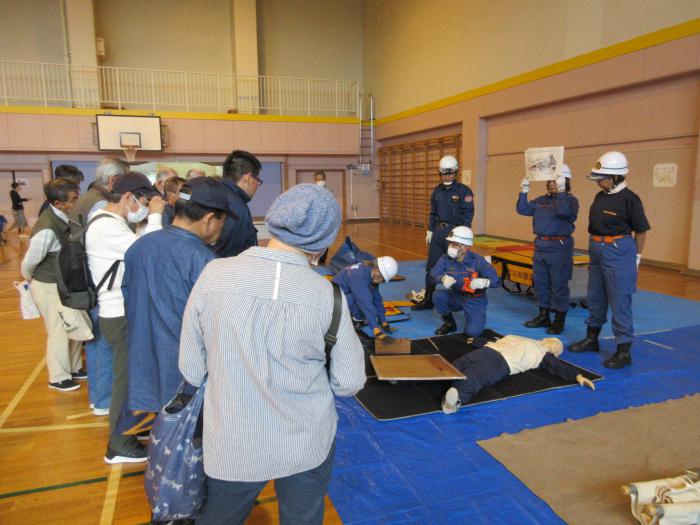 防災資機材確認