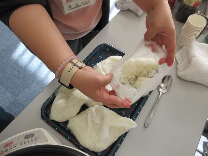 ご飯が炊けました