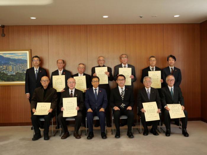 表彰された皆さん