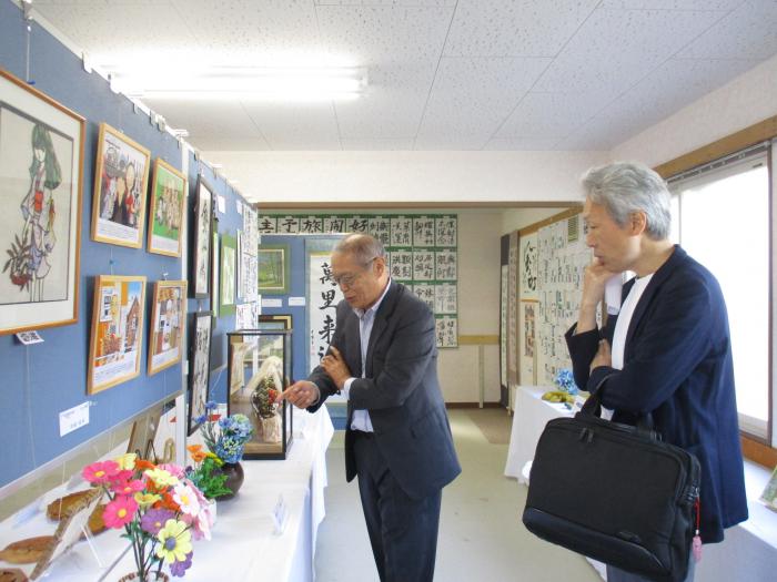 里手稲区長も鑑賞