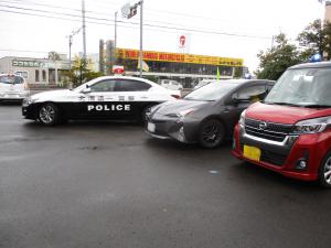 青パト隊出動の様子