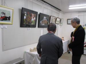 里手稲区長も鑑賞