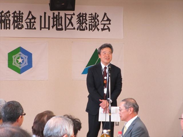 田中区長挨拶のようす
