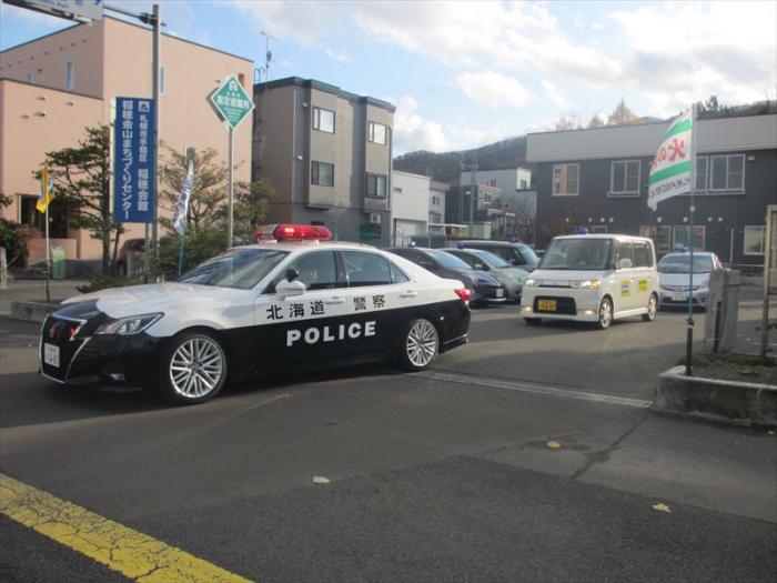 パトロールに出発のようす