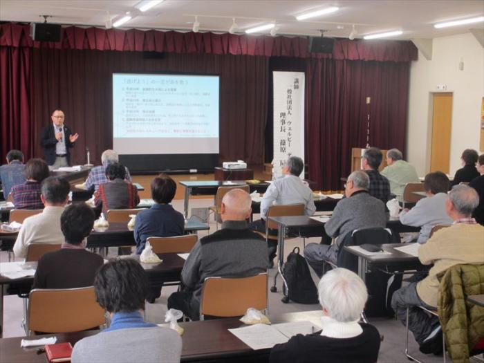 災害時に支えあえるまちづくり研修のようす
