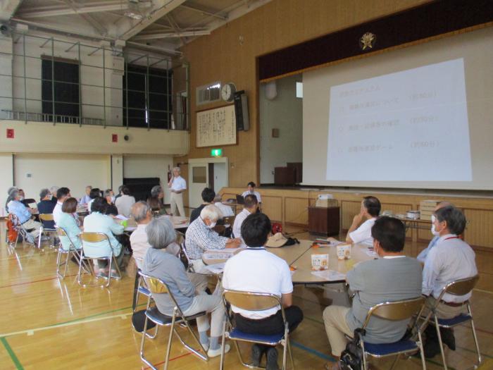 手稲西小学校避難所運営研修