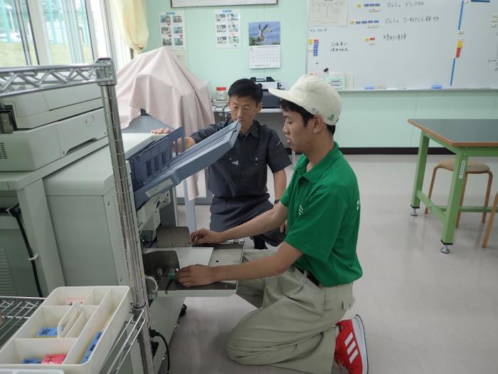 印刷作業の様子2