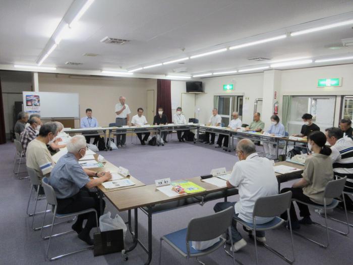 前田連合町内会防火防犯・防災部長会議の写真