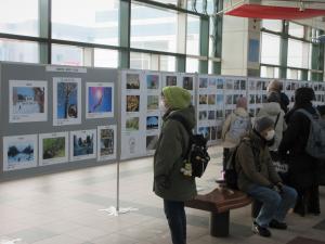「前田まちのお宝写真コンテスト」パネル展の写真