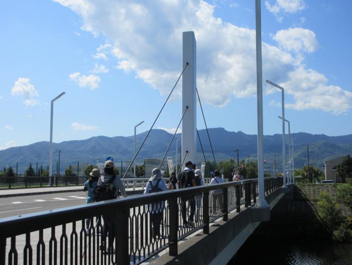 帰りの道中で渡る橋