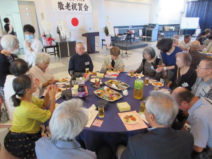 敬老祝賀会の様子