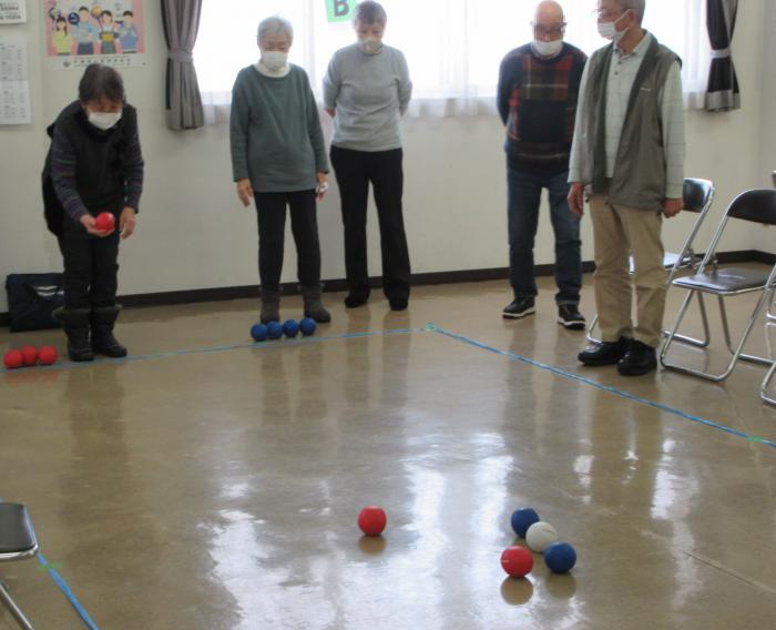 ボッチャ交流会の様子1