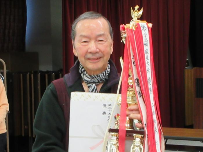 優勝した浅野さん