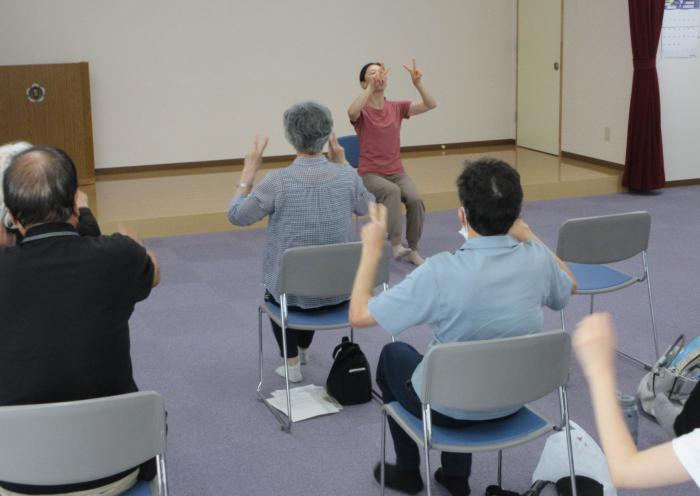 運動指導員による運動指導