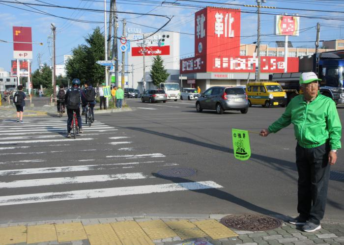 石狩手稲線・下手稲通の交差点