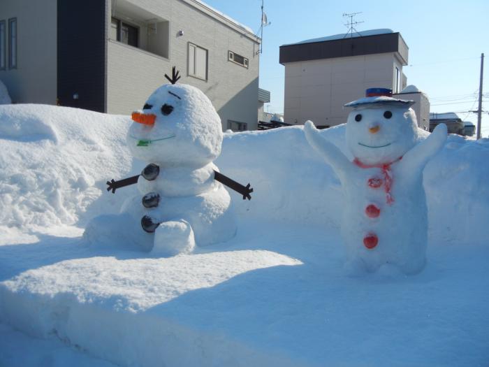 大きな雪だるま