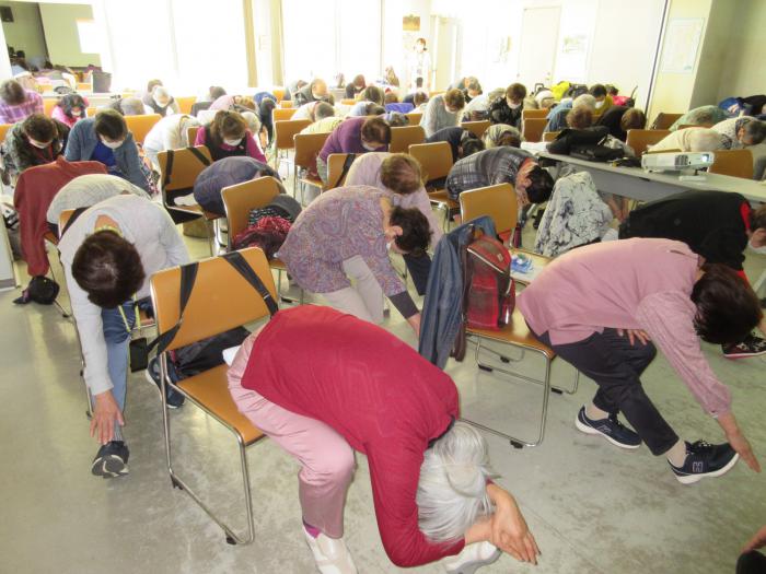 日頃のストレッチの成果