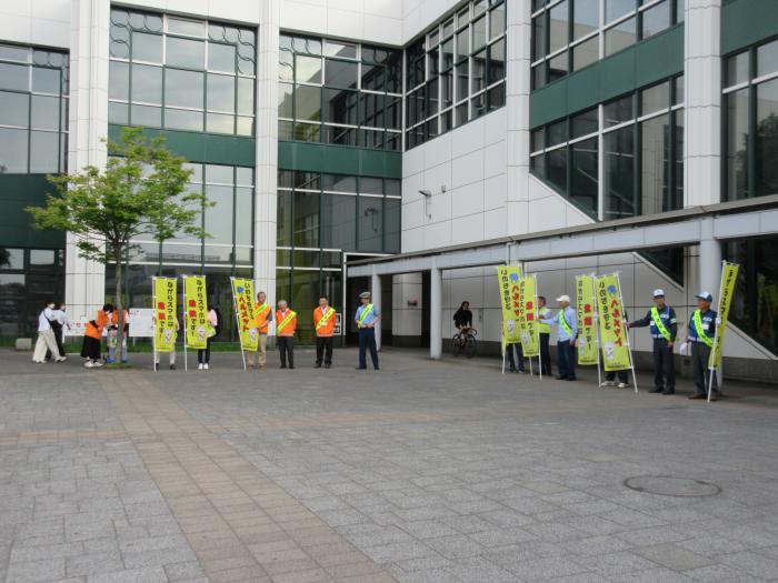 JR手稲駅北口での街頭啓発