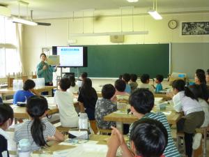 札幌市環境局職員による説明
