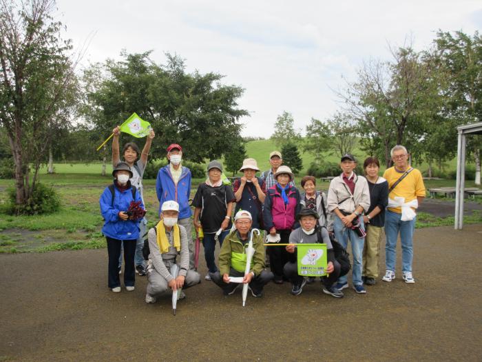 前田森林公園での集合写真