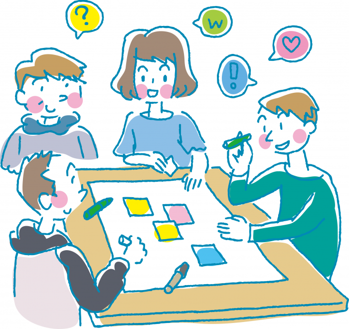対話イラスト