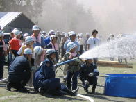 初期消火訓練の写真