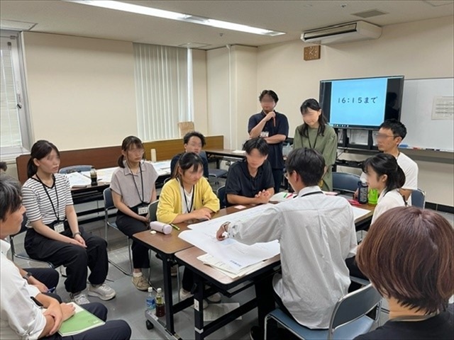 建築職グループワークの様子