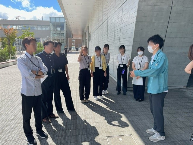 施設見学（北ガスアリーナ）
