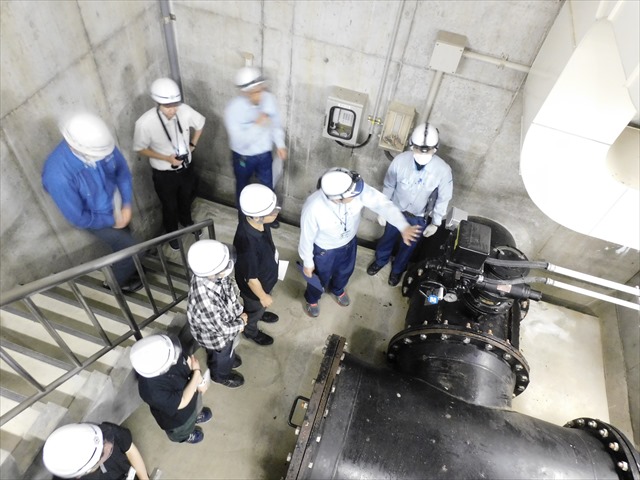 施設見学（藻岩浄水場）2