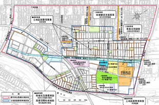 東雁来地区整備概要図