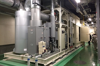 コージェネレーションシステムのイメージ（創世エネルギーセンター）