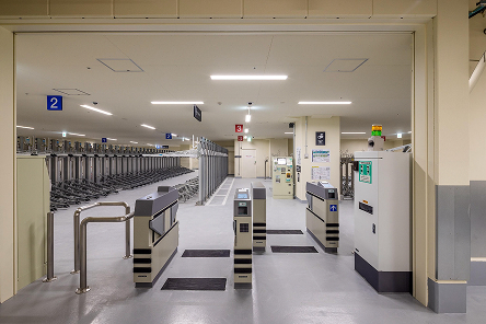 写真：公共駐輪場