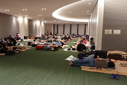 写真：一時滞在