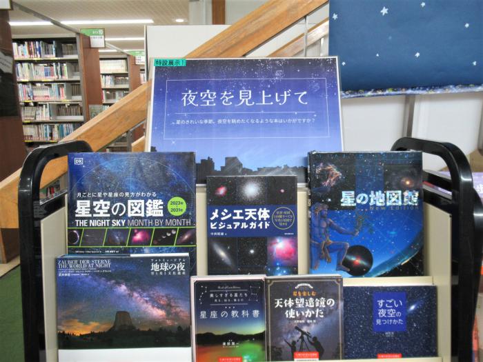 「夜空を見上げて」展示写真