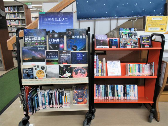 「夜空を見上げて」展示写真