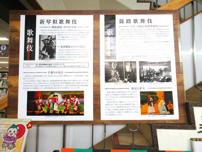 「農村歌舞伎と北区のあゆみ」展示写真