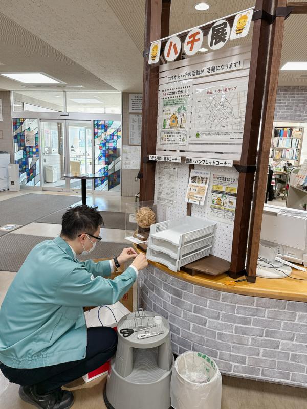 ハチ展の写真2枚目です